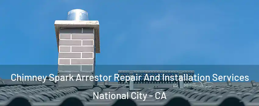  Chimney Spark Arrestor Repair And Installation Services National City - CA