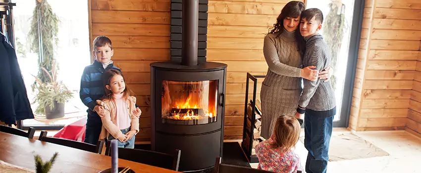 Morso Cast Iron Fireplace Insert Installation in National City, California