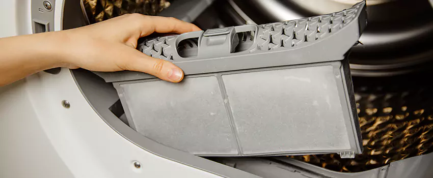 Signs Of A Clogged Dryer Lint Trap in National City, California