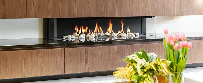 Double-height Fireplace Design Refurbishment in National City, California